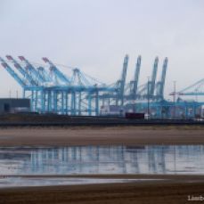 Detail of the Zeebrugge port